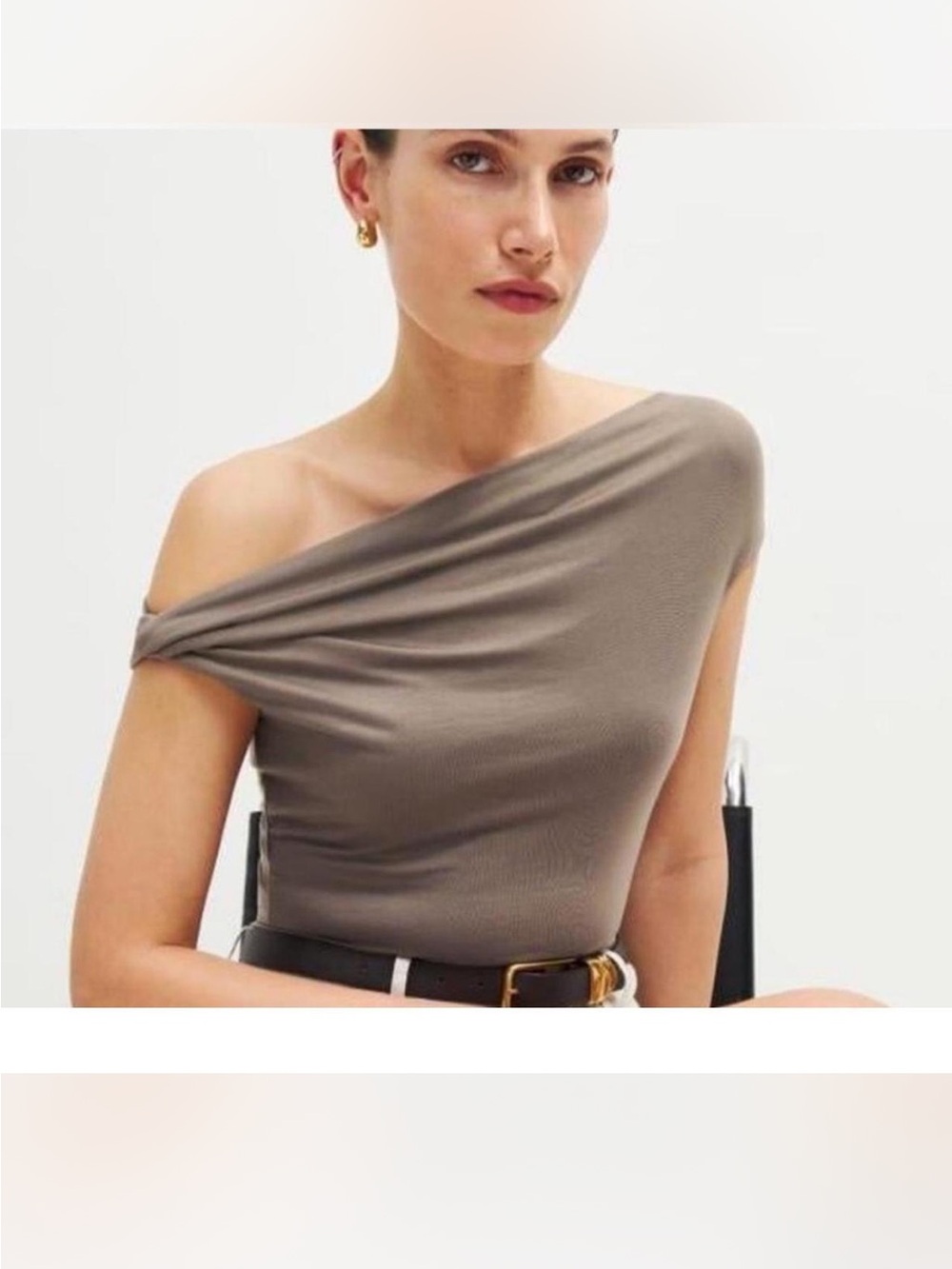 Reformation cello top in shiitake / size m - Picture 2 of 5